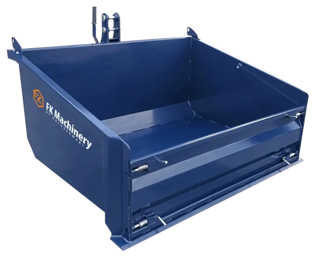 FK Machinery Heckcontainer Transportmulde Schlepper Dreipunkt