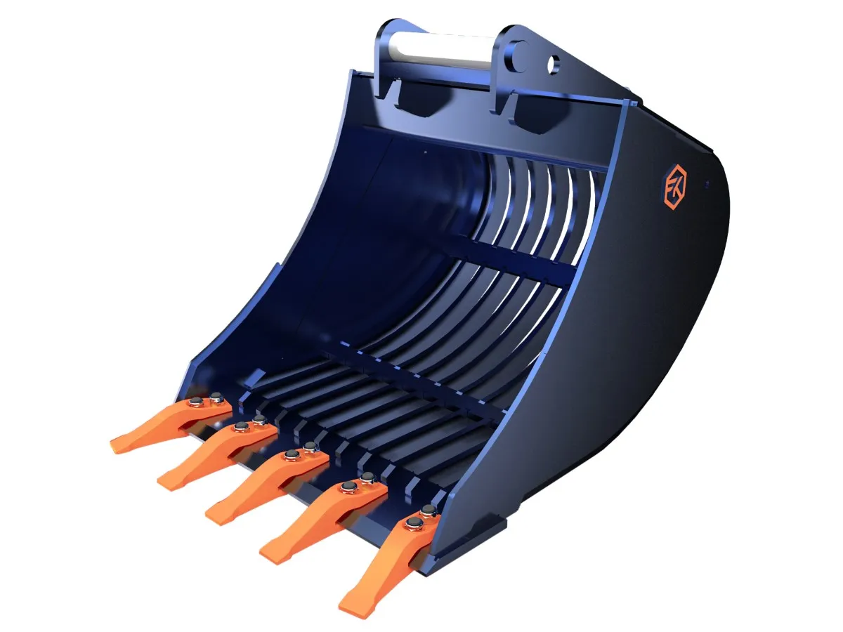 FK Machinery 8,5-10 T Sieblöffel Tieflöffel gelocht