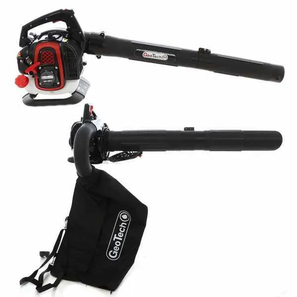 GeoTech Pro BBV280V Benzin-Laubbläser Laubsauger 25,4 cm³