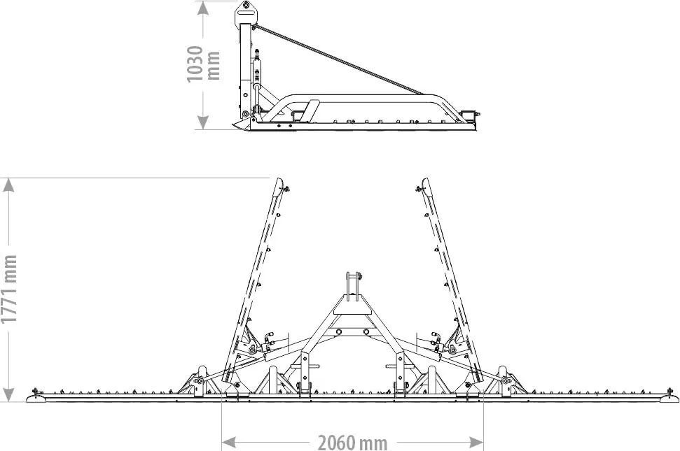 FK Machinery Wiesenschleppe schwer Feld Wiesenegge