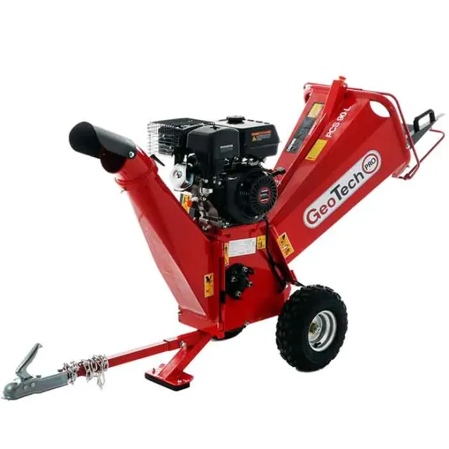 GeoTech Pro PRO PCS 90 L Benzin-Häcksler 75 mm 9 PS Loncin