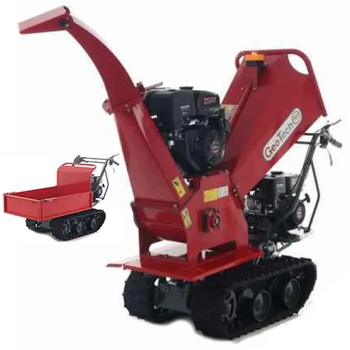 GeoTech Pro BMS155 LE Raupenhäcksler 90mm Loncin 15PS