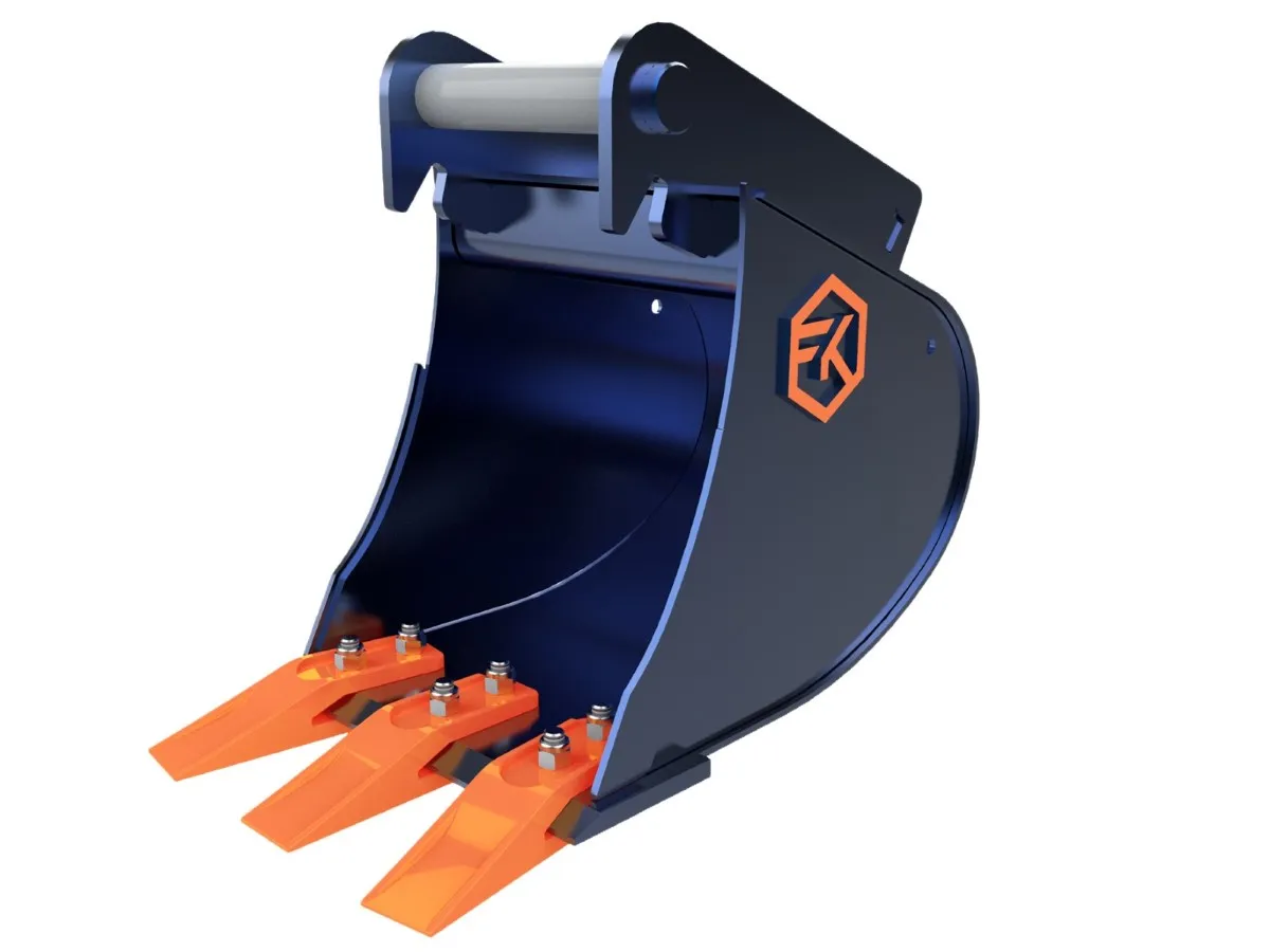 FK Machinery 1-1,9T Tieflöffel Baggerlöffel klein