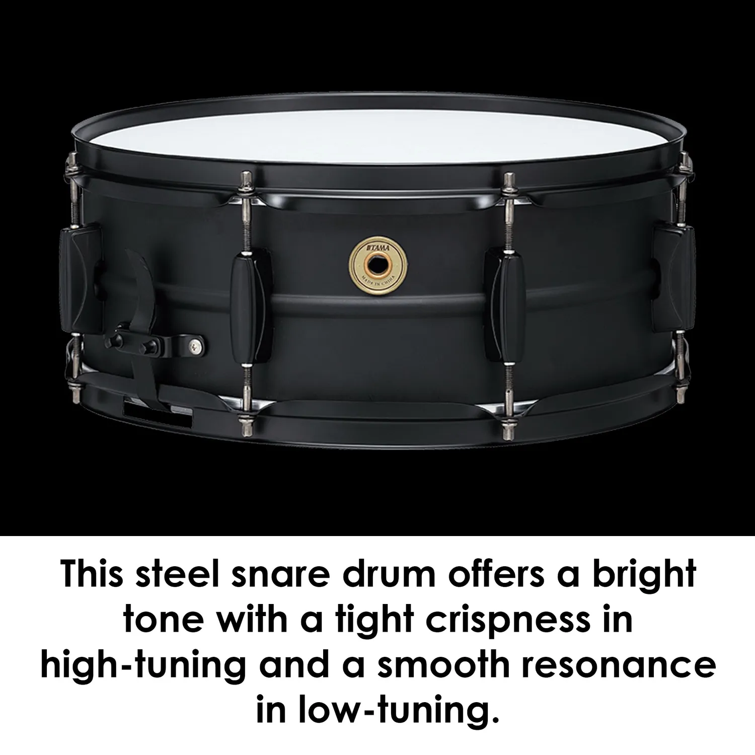 Tama Metalworks BST1455BK Snare Drum Stahl 14x5,5