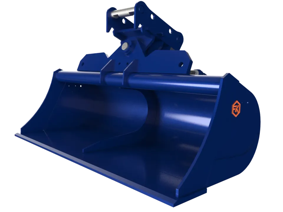 FK Machinery Grabenlöffel Verstellbar 12-14T Baggerlöffel breit