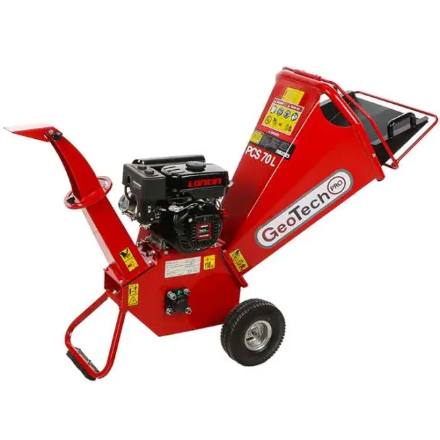 GeoTech Pro PCS70L Benzin-Gartenhäcksler 65 mm Loncin 7 PS