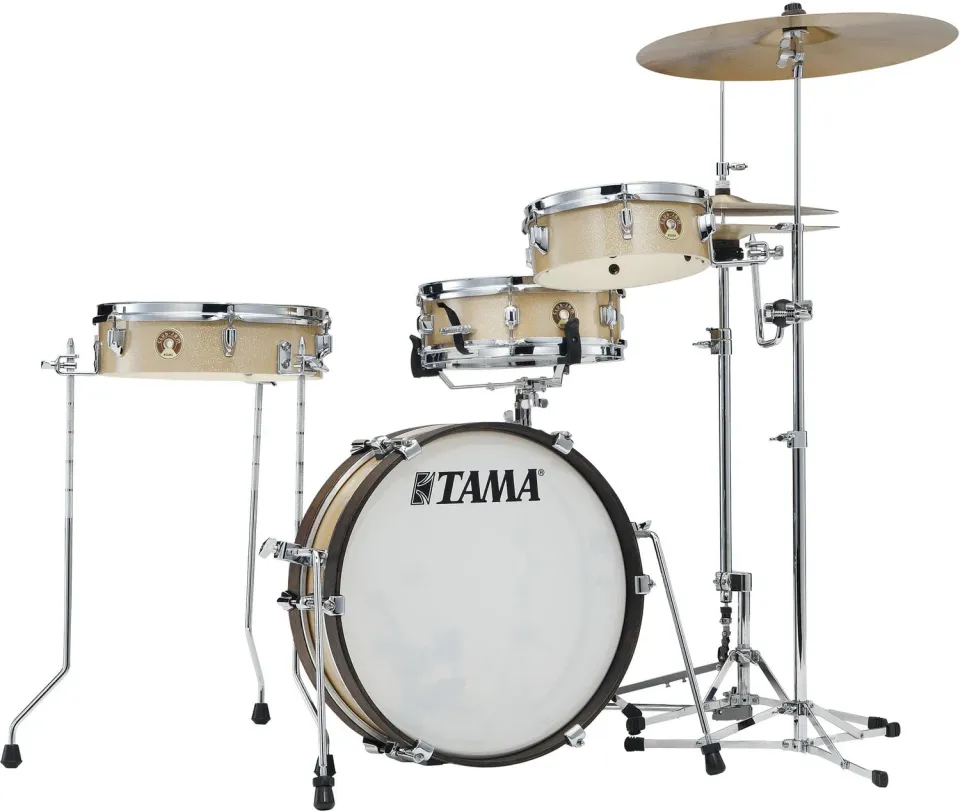 Tama Club-Jam LJK48P Pancake Drumset Champagne Mist 4-tlg