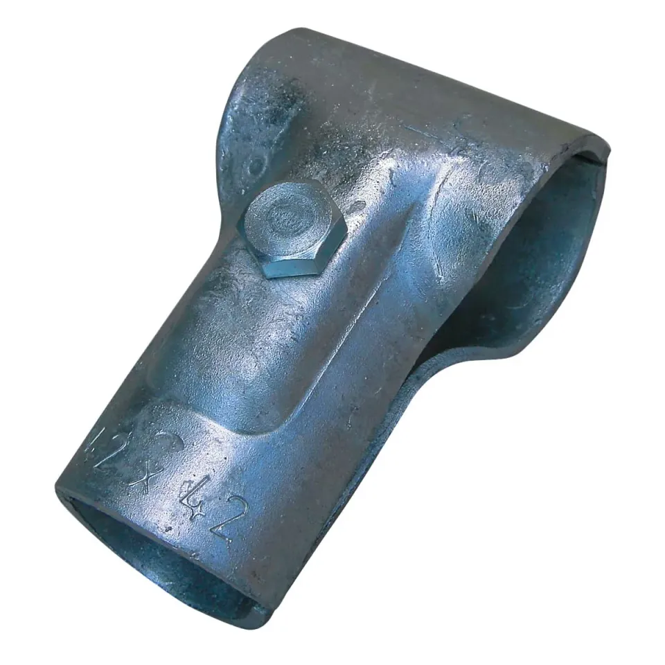 QUEBAG T-Schelle 42x42 mm 1 1/4" feuerverzinkt 2-tlg