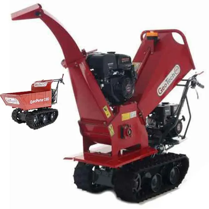 GeoTech Pro BMS155 LE Raupenhäcksler 90 mm Benzin