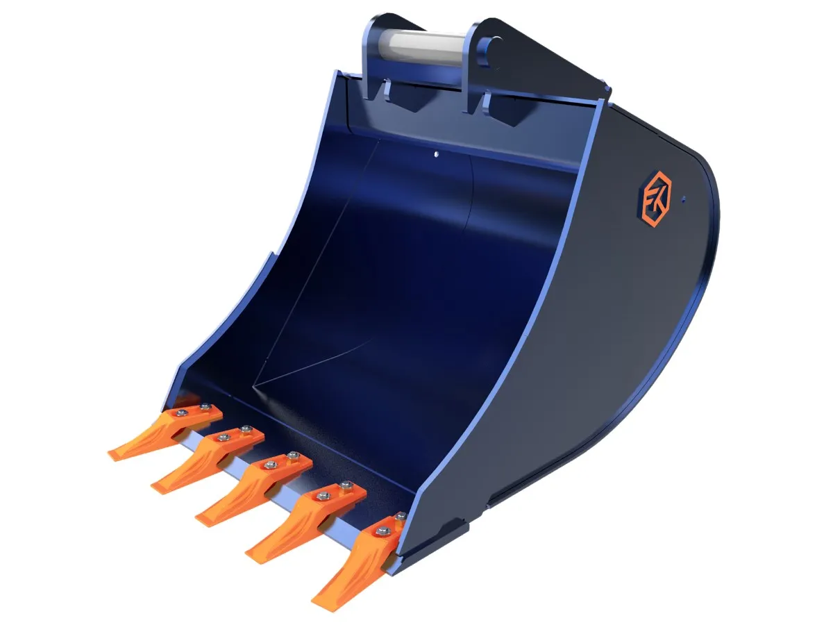 FK Machinery 5-6T Tieflöffel mit Zähnen