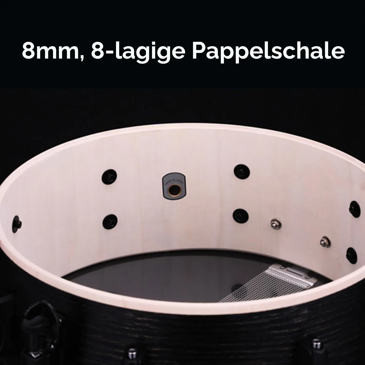 Tama WP148BK Woodworks Snare 14x8" Black Oak Wrap
