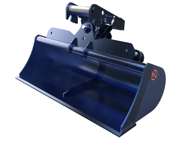 FK Machinery Grabenräumlöffel 6-8,5T Tieflöffel schwenkbar