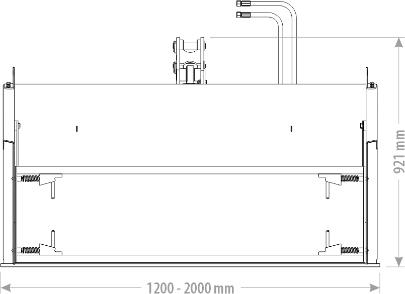 FK Machinery Hydraulik-Transportbehälter für Lasten