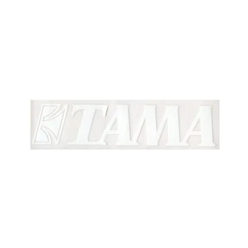 Tama TLS100WH Logo Aufkleber Weiß Large 230 mm