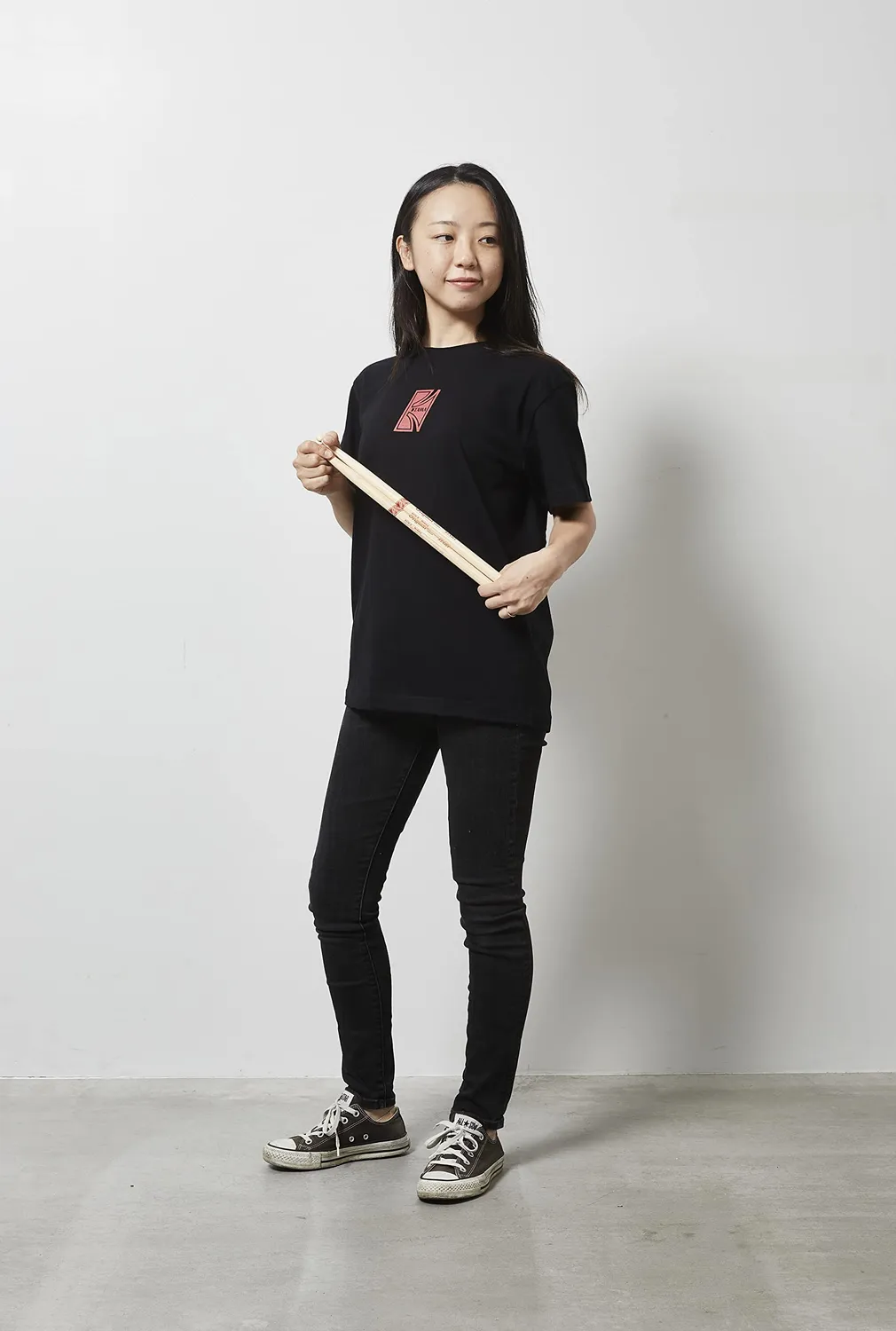 Tama Logo TAMT006S T-Shirt Schwarz Größe S