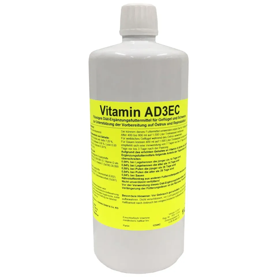 Quebag Vitamin AD3EC Ergänzungsfuttermittel 1000 ml flüssig