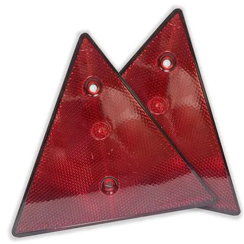 Quebag Dreieck Rückstrahler Rot 2er Set