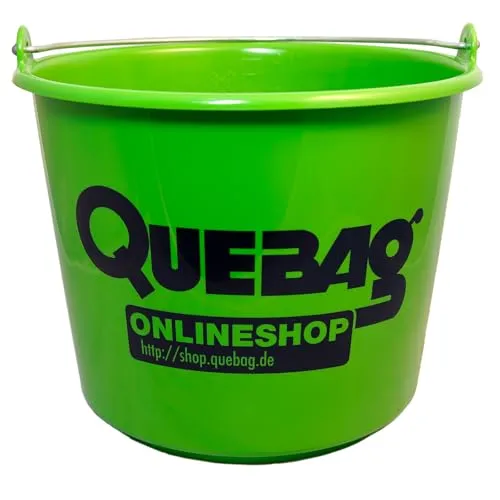 QUEBAG Eimer 12 Liter PE mit Skala und Metallbügel