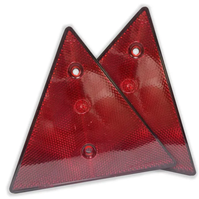Quebag Dreieck Rückstrahler Rot 2er Set