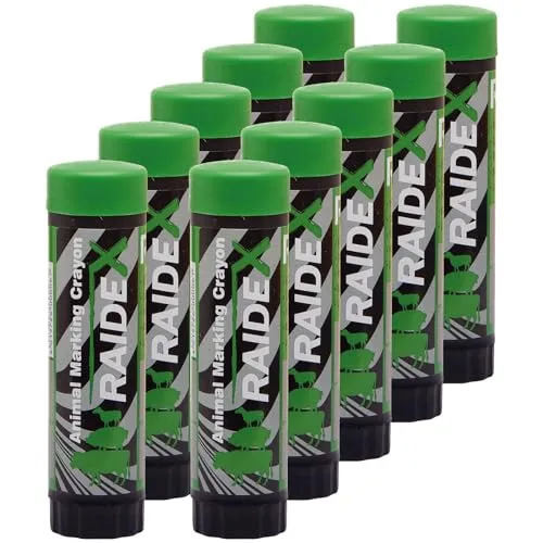 QUEBAG Viehzeichenstift Markierstift grün 10 Stück 60 g