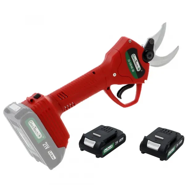 GeoTech Pro MS-30 Akku-Astschere 18 V mit 2 Akkus