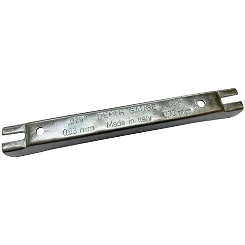 Quebag Tiefenbegrenzer Lehre Feilenlehre 0,63/0,73 mm