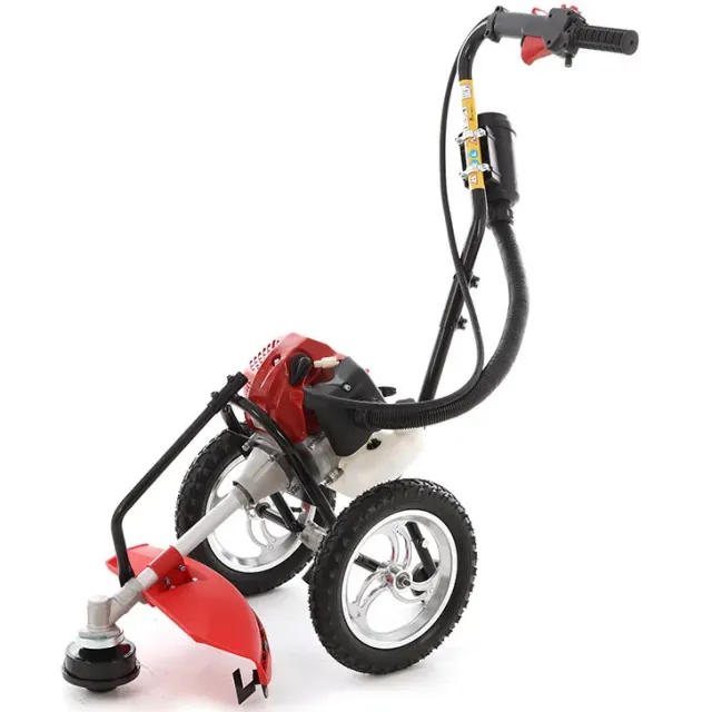 GeoTech Pro WBC 520 Benzin-Rasentrimmer 52 cm³ Räder