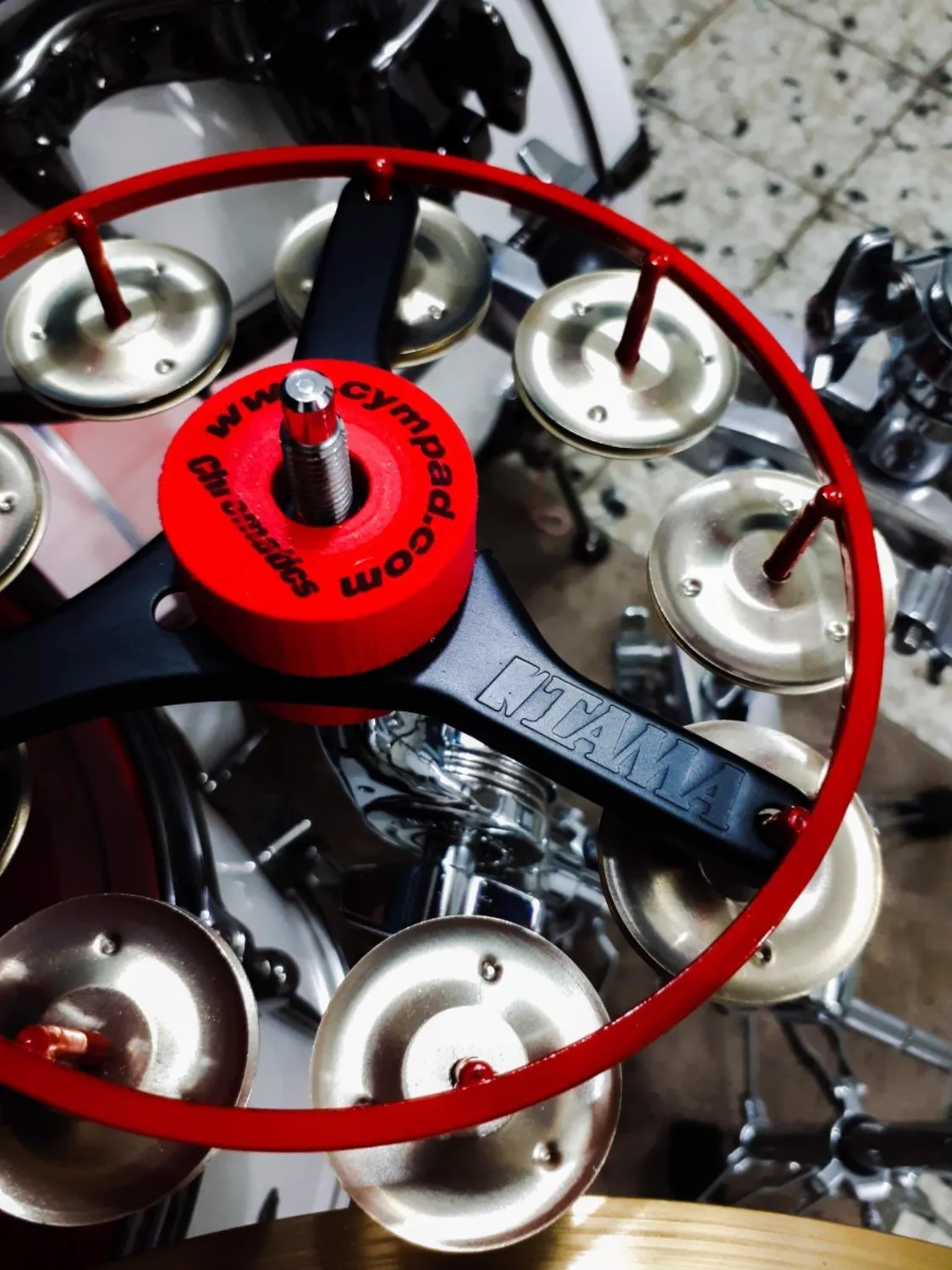 Tama TJR7 Jingle Ring Tambourine 7 Zoll Nickelsilber