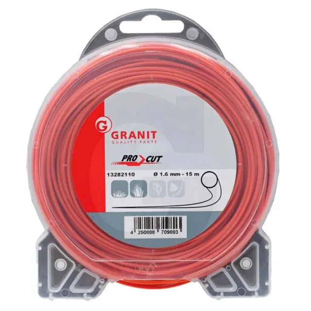 QUEBAG PRO CUT Trimmerfaden rund 2,0 mm x 15 m Nylon